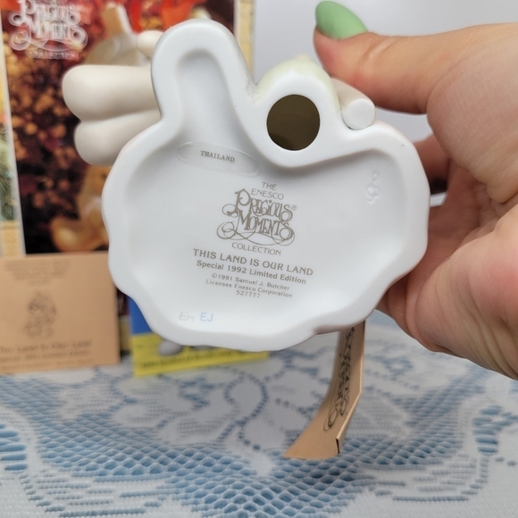 Precious Moments This Land Is Our Land Special 1992 Edition Christopher Columbus - Picture 12 of 17